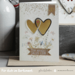 Hochzeit Blumenkarte | Herzen - good old friends – Bild 2