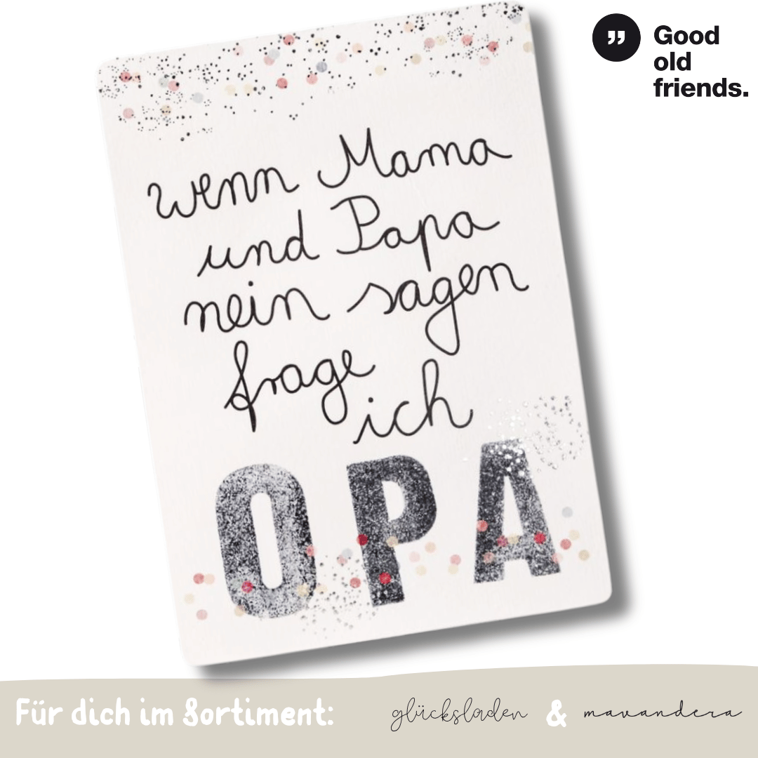 10624 family postcards | OPA - good old friends – Bild 1
