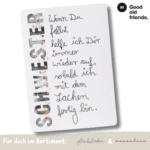 family postcards | SCHWESTER - good old friends