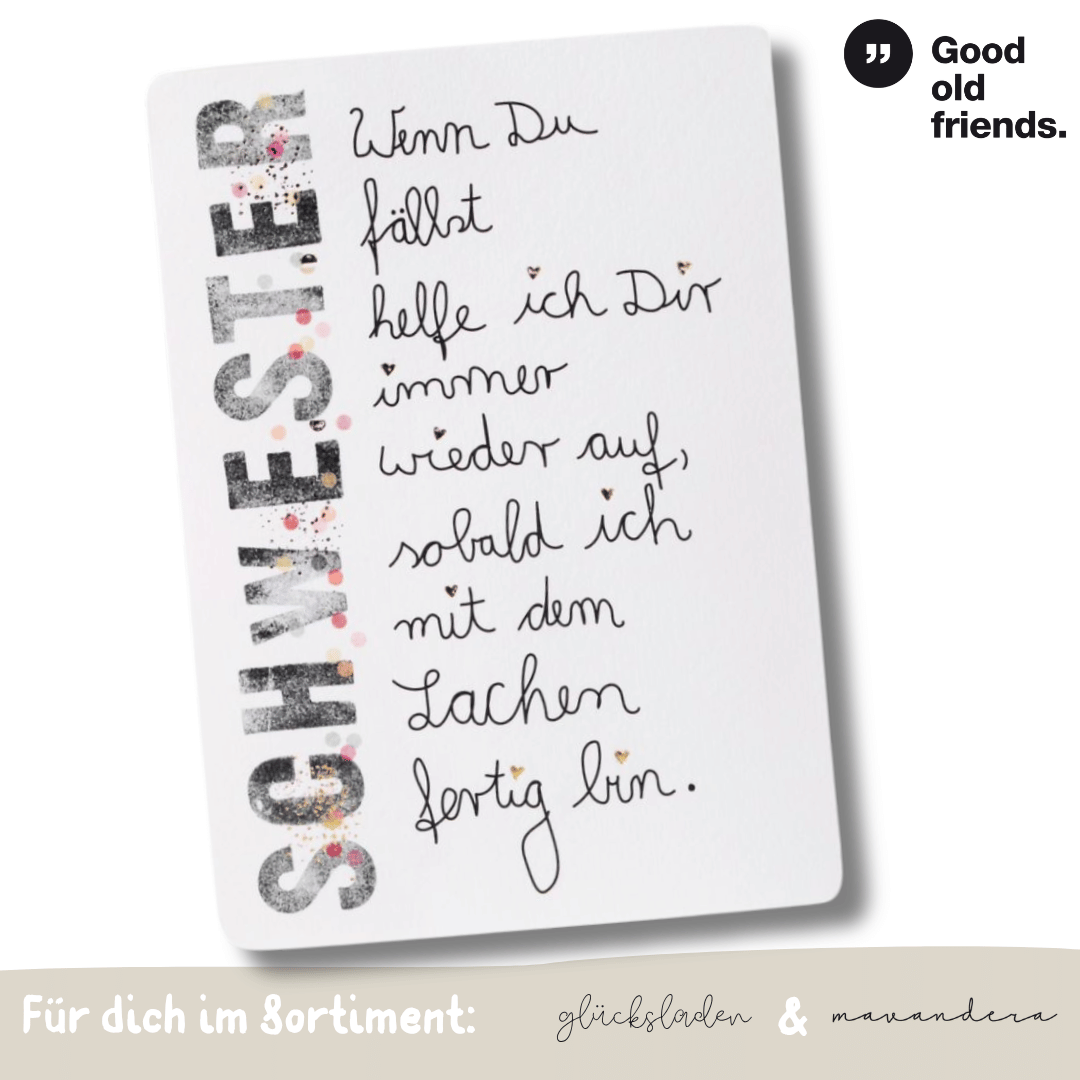10630 family postcards | SCHWESTER - good old friends – Bild 1