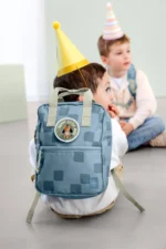 Kindergartenrucksack Square - Pattern Party Blau – Bild 2
