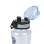 Tritan Kinder Trinkflasche 420 ml - Smileyworld Blau – Bild 2