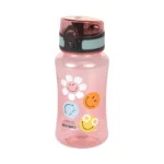 Tritan Kinder Trinkflasche 420 ml - Smileyworld Rosa
