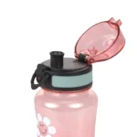 Tritan Kinder Trinkflasche 420 ml - Smileyworld Rosa – Bild 2