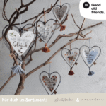 Schmuckherzen | Hier wohnt das Glück - good old friends – Bild 2