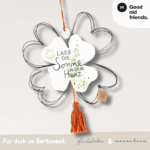 Kleeblatt Ornamente | Lass die Sonne in dein Herz - good old friends – Bild 3