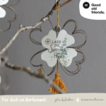 Kleeblatt Ornamente | Lass die Sonne in dein Herz - good old friends