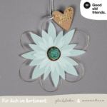Blütentraum | Glücksblume - Salbei Pompom Petrol - good old friends