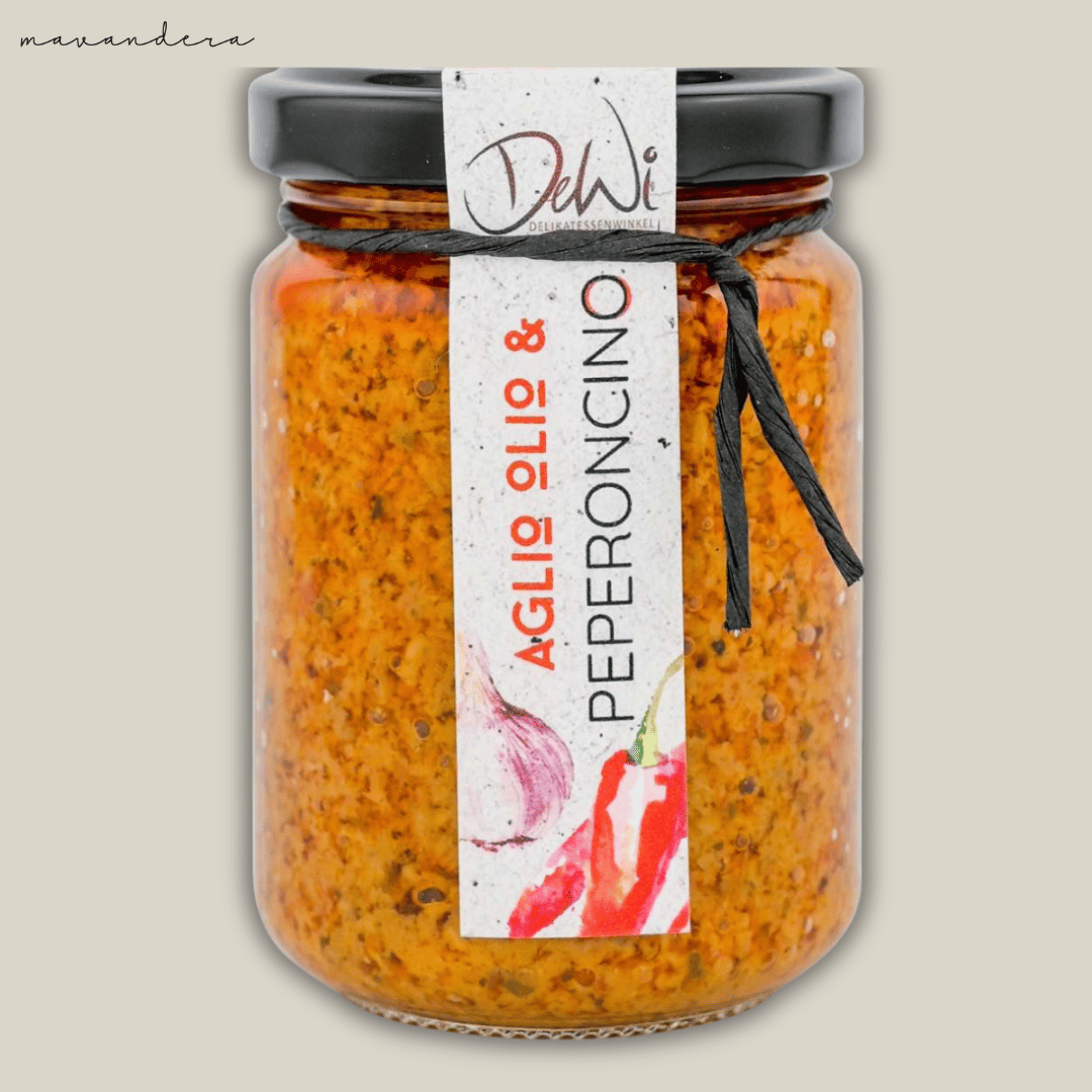 Aglio Olio Peperonci Pesto | Aglio Olio & Peperoncino – Bild 1