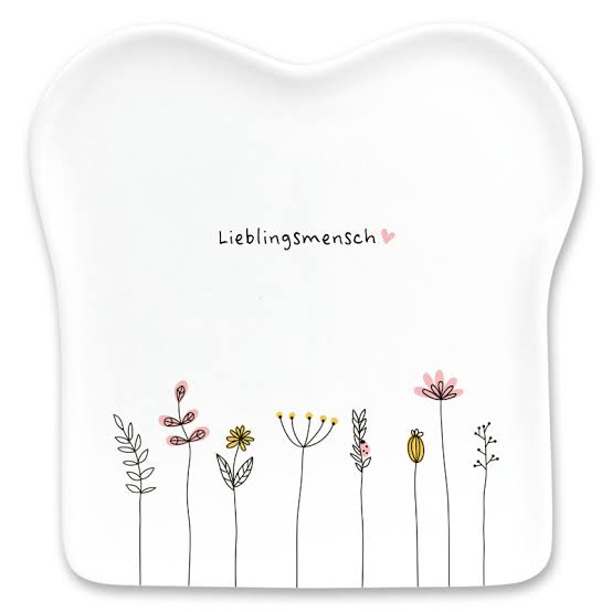 lieblingsmensch 61561 Toast Teller | Lieblingsmensch | Blumen - Grafikwerkstatt – Bild 1