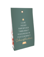 Glühwein-Bonbons Tannenbaum Goldveredelung | Grafikwerkstatt