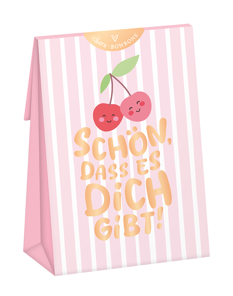 herz-bonbon-schoen-dass-es-dich-gibt-17679 Herz-Bonbons | Schön, dass es dich gibt - Goldveredelung | Grafikwerkstatt – Bild 1