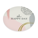 Keramik-Untersetzer | oh happy day | Grafikwerkstatt