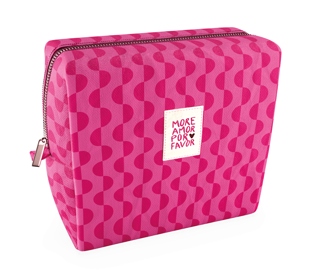 kosmetiktasche-more-amor-por-favor-62614 Kosmetiktasche groß - More amor por favor | Grafikwerkstatt – Bild 1