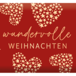 Schokolade - wundervolle Weihnachten - Goldveredelung | Grafikwerkstatt