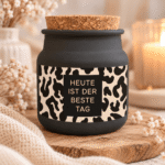 Wohlfühl Kerze - LEO Heute ist der beste Tag | Grafikwerkstatt