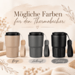 Weihnachtliche Geschenkbox 4 "Winterliebe" Thermo Becher, Tee, Müsli – personalisiert – Bild 4